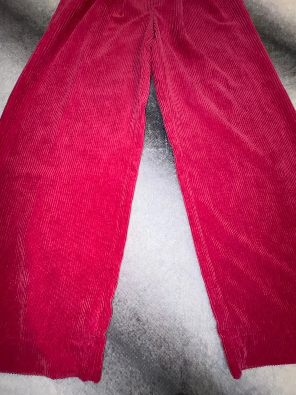 (B5)  NWOT Prologue Pink Corduroy Wide Leg Pants Size 6‎ High Rise Trouser